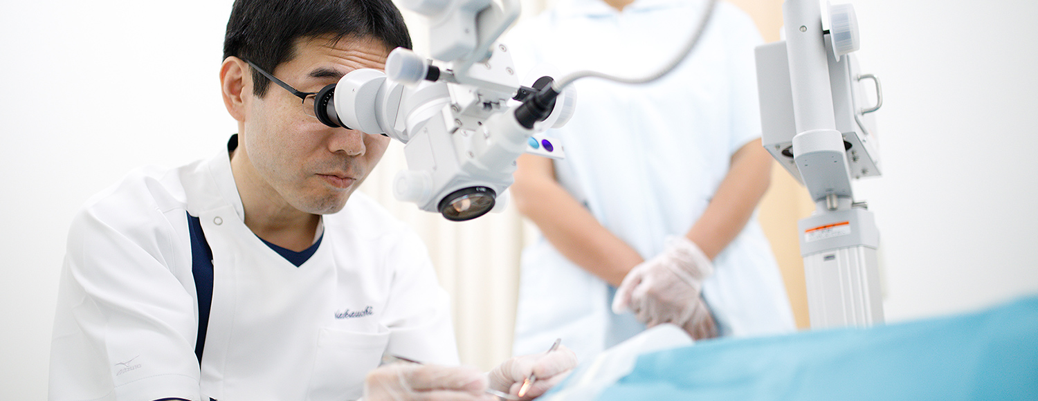 大学病院と同レベルの高度な眼科治療を提供